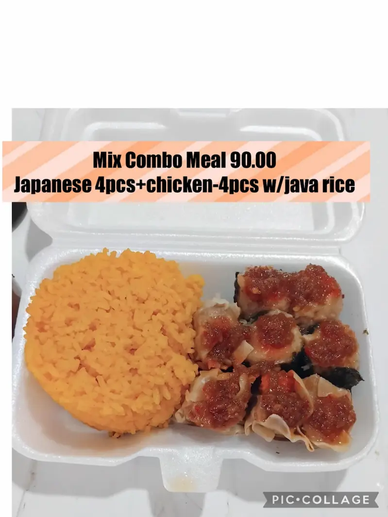 Mix siomai and Java Rice